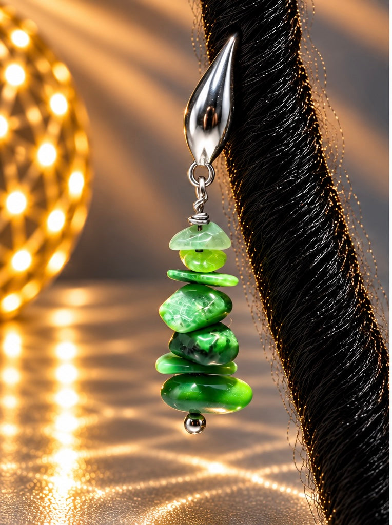 Chrysoprase Loc Charms