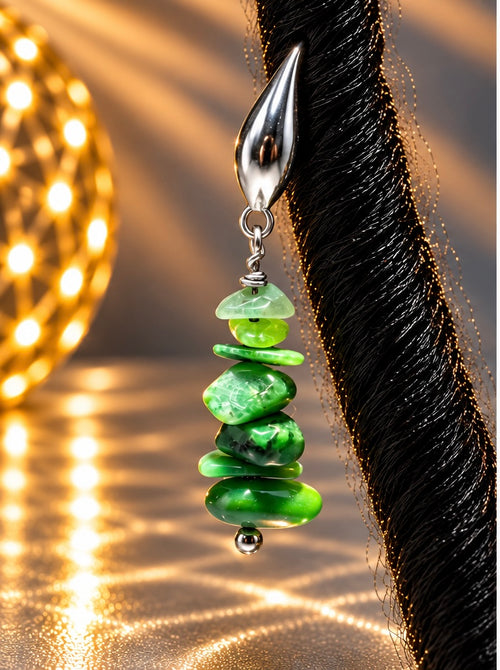 Chrysoprase Loc Charms