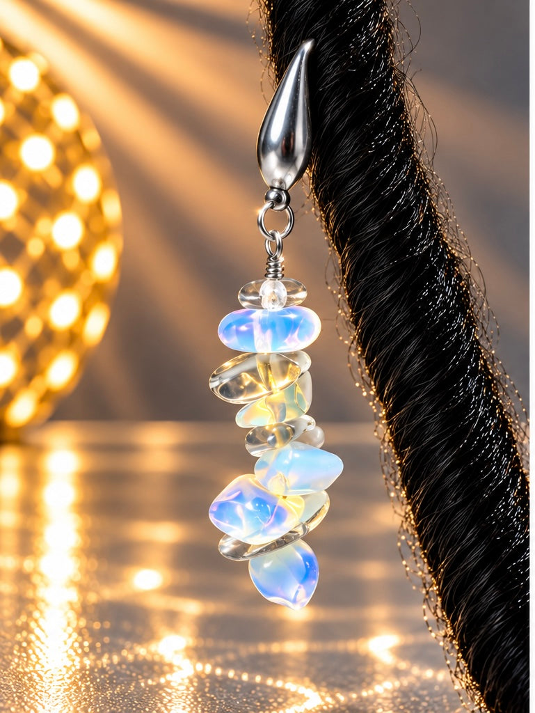 Opal Loc Charms