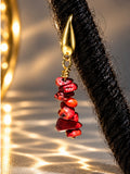 Red Coral Loc Charms