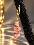 Strawberry Quartz Loc Charm