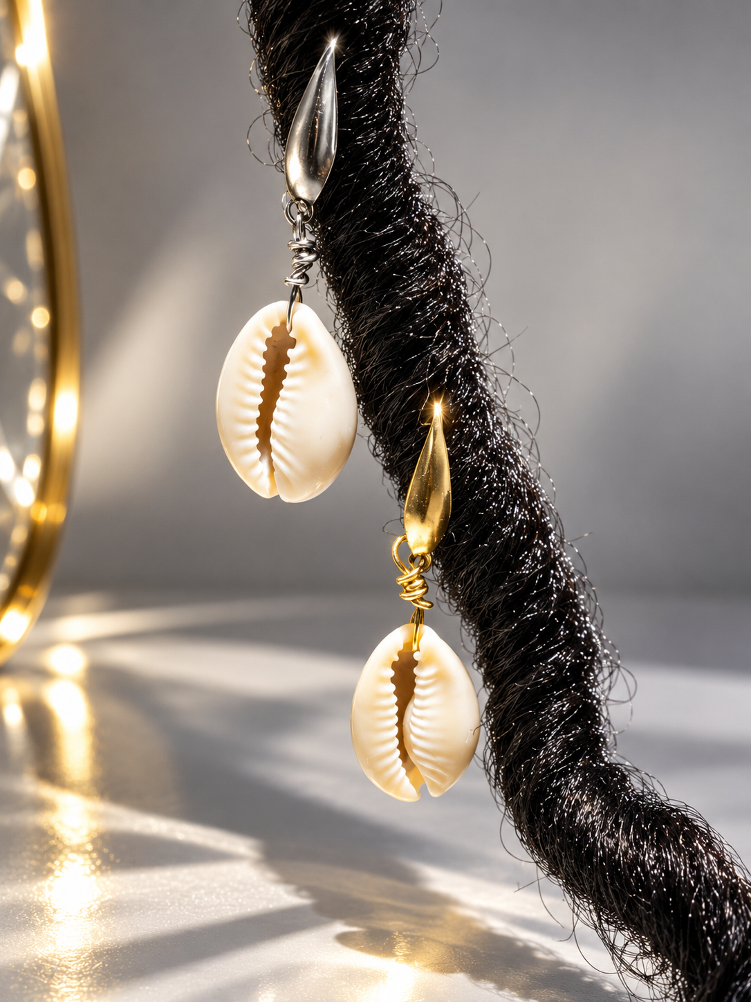 Shelled Loc Charm