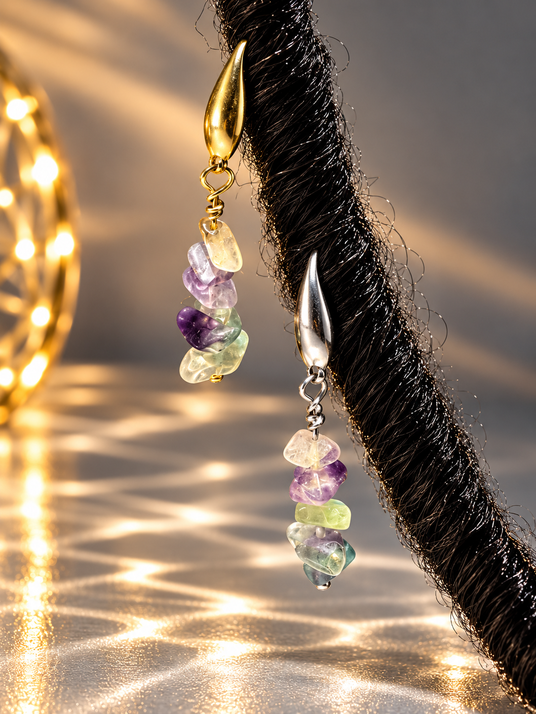 Fluorite Loc Charms