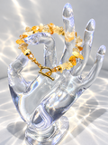 Citrine Crystals Chip Bracelet