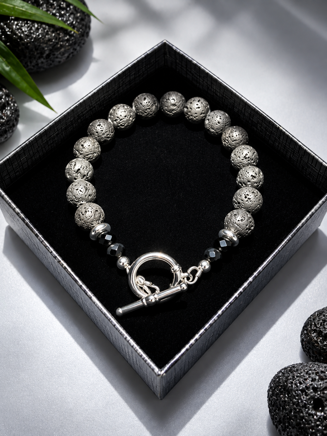 Lava Stone Bracelet