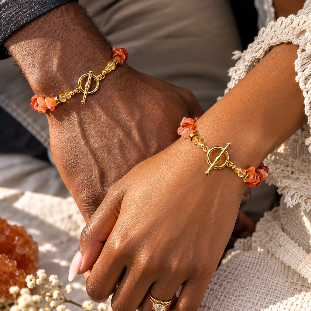 Orange Carnelian Bracelet
