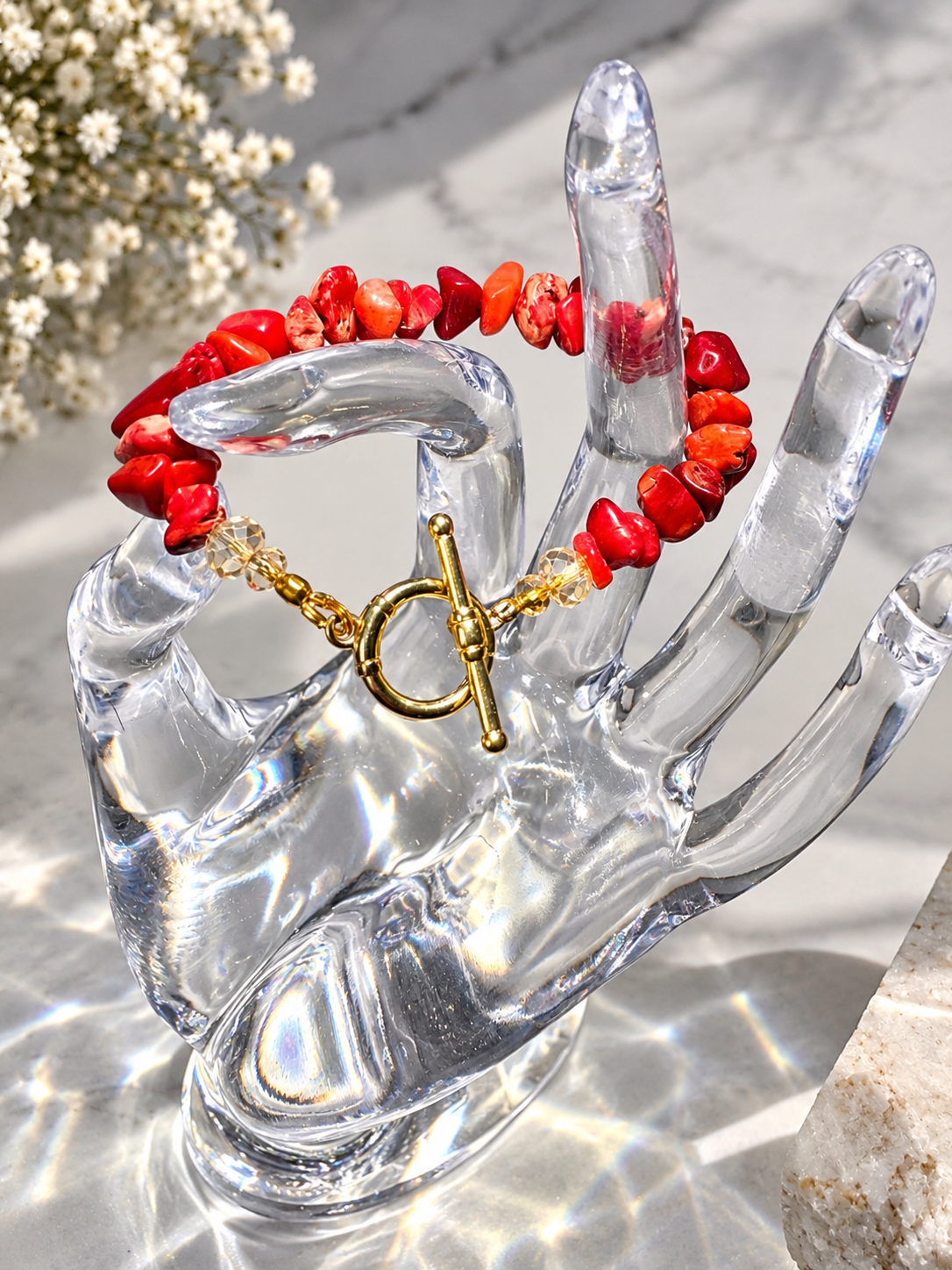 Red Coral Bracelet