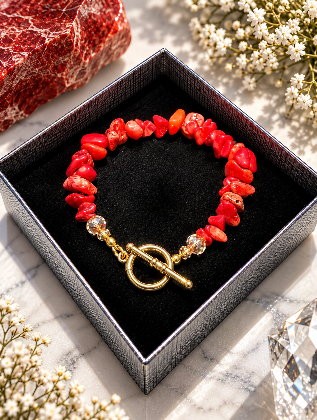 Red Coral Bracelet