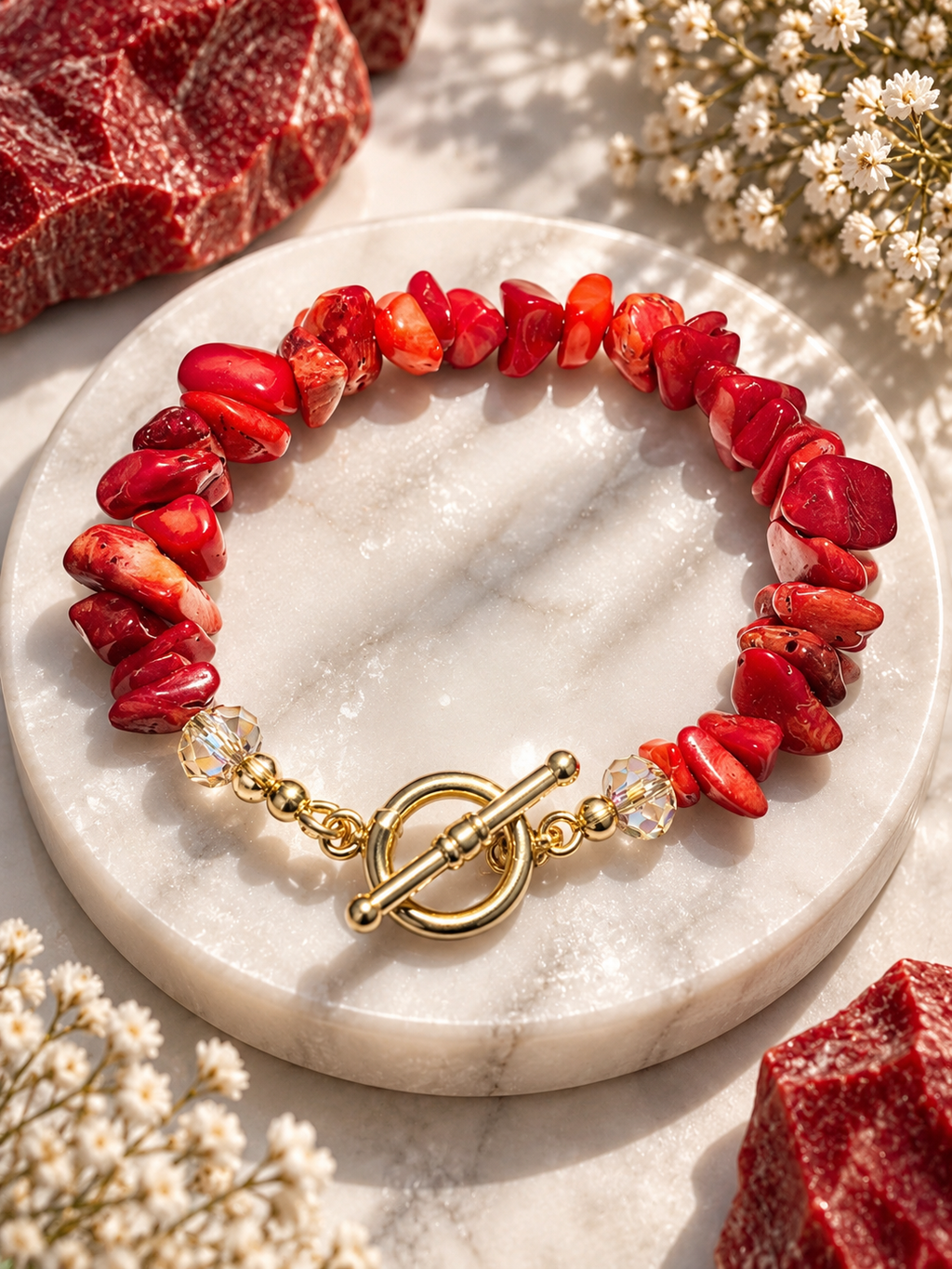 Red Coral Bracelet