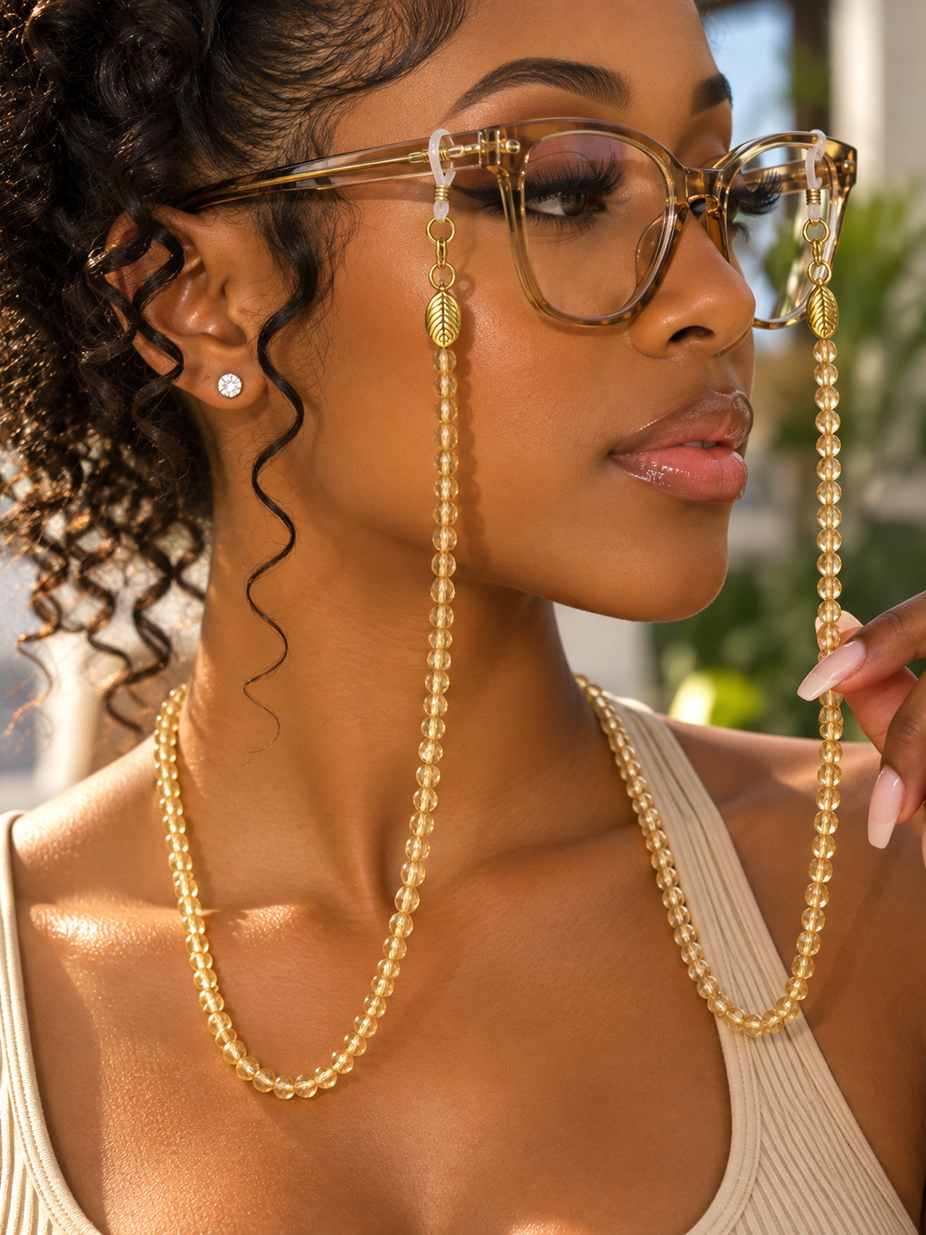 Gold Rocks Eyewear Chains