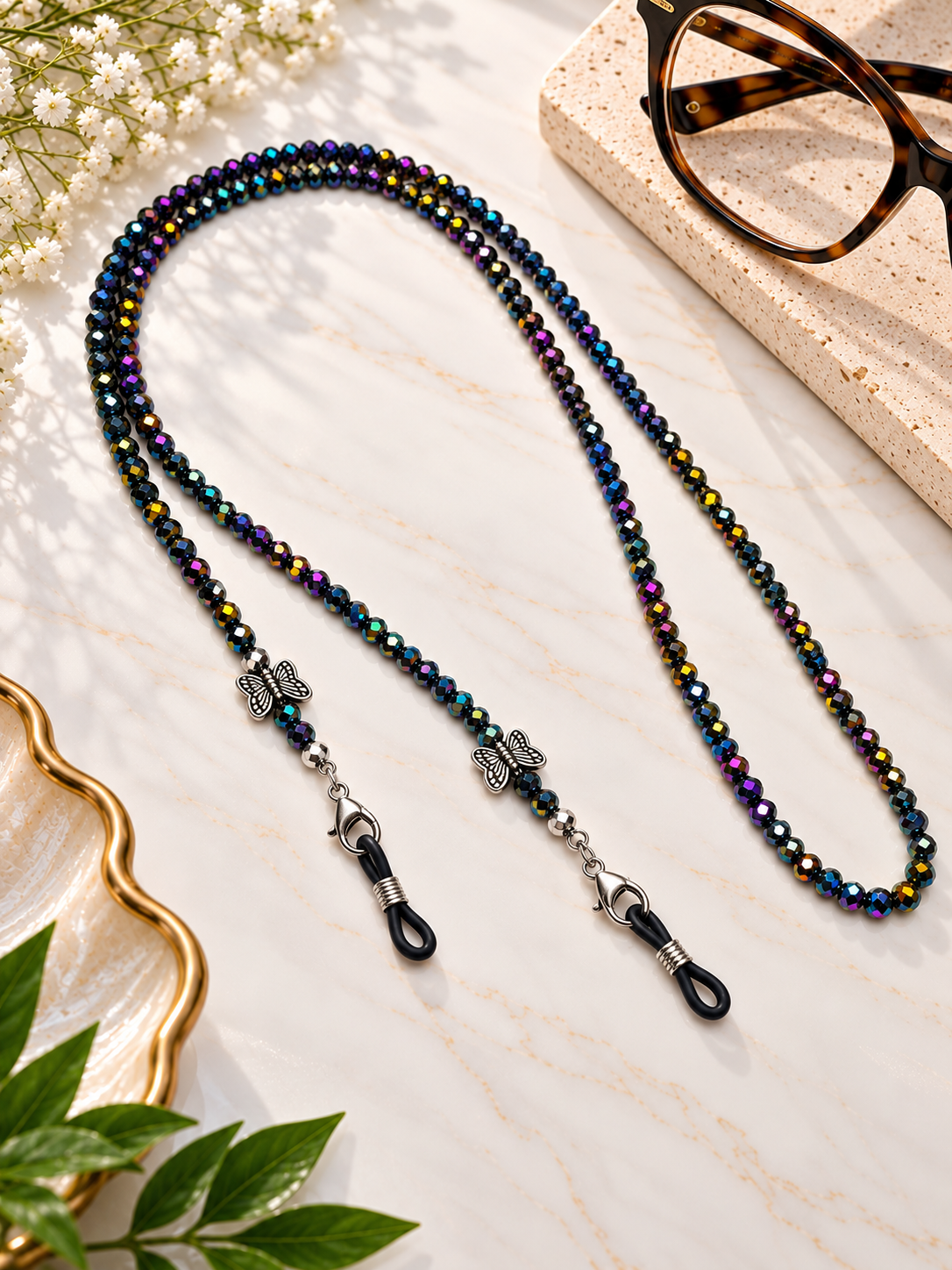 Iridescent Rays Eyewear Chains
