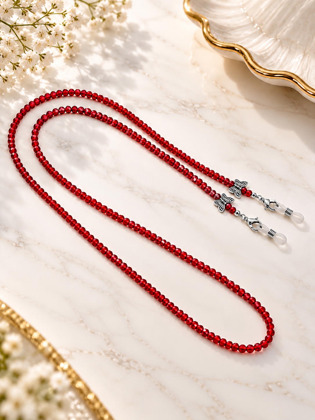 Cherry Red Eyewear Chains